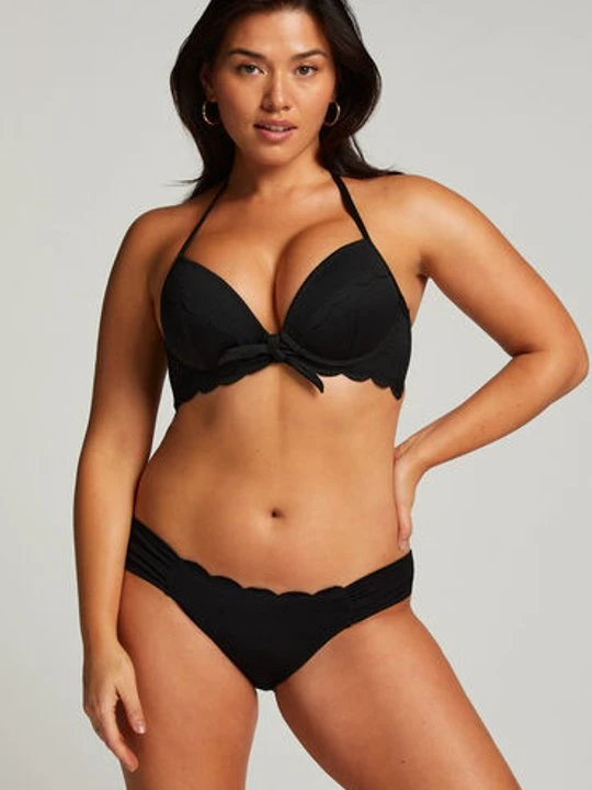 Zdjęcie produktu Hunkemöller Majtki Bikini Rio Scallop Czarny