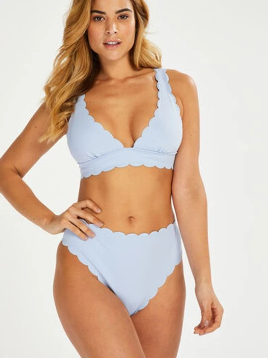 Zdjęcie produktu Hunkemöller Majtki Bikini Rio Scallop Niebieski