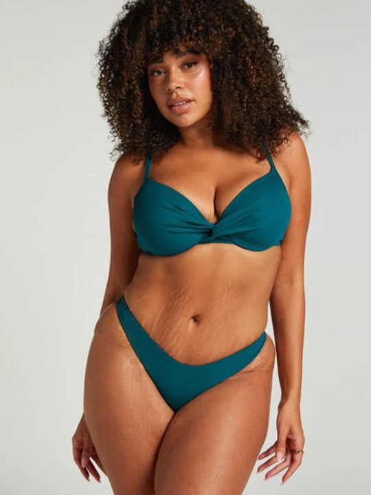 Zdjęcie produktu Hunkemöller Majtki Bikini Wysoko Krojona Eclipse Zielony