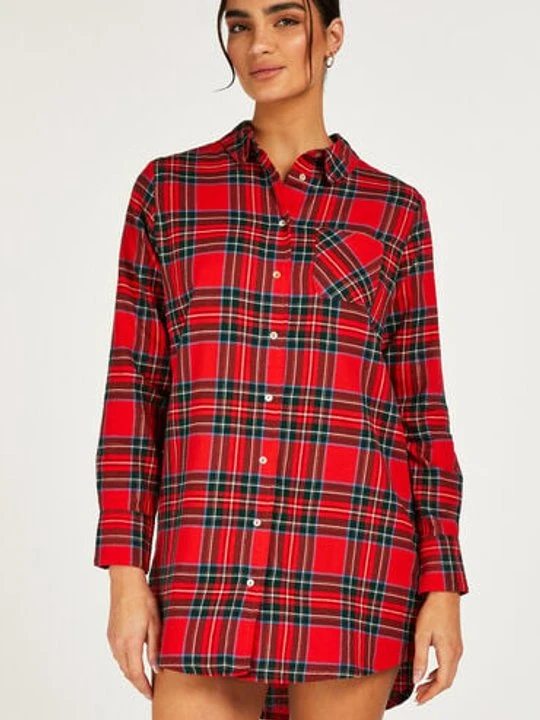 Zdjęcie produktu Hunkemöller Menshirt nightshirt Jersey Czerwony
