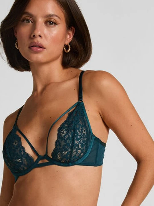 Zdjęcie produktu Hunkemöller Nieusztywniany biustonosz z fiszbinami Cinnamon Niebieski
