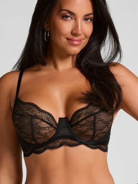 Zdjęcie produktu Hunkemöller Nieusztywniany biustonosz z fiszbinami Isabelle Czarny