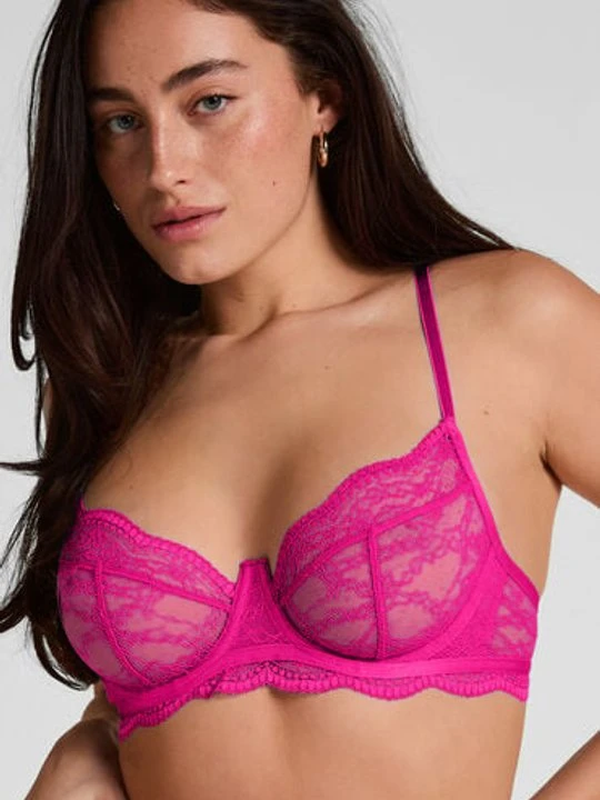 Zdjęcie produktu Hunkemöller Nieusztywniany biustonosz z fiszbinami Isabelle Różowy