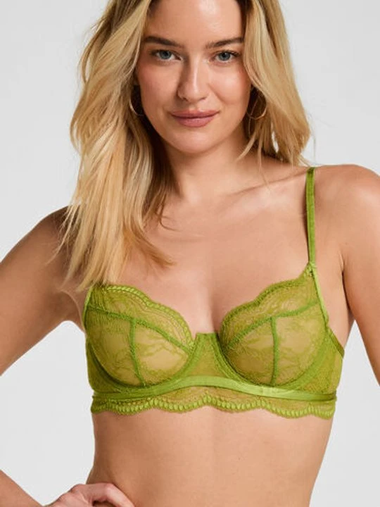Zdjęcie produktu Hunkemöller Nieusztywniany biustonosz z fiszbinami Isabelle Zielony