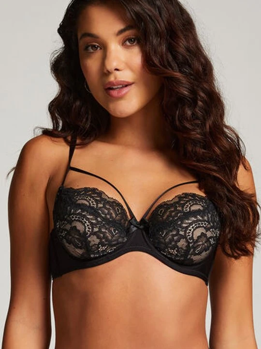 Zdjęcie produktu Hunkemöller Nieusztywniany biustonosz z fiszbinami Mavis Czarny