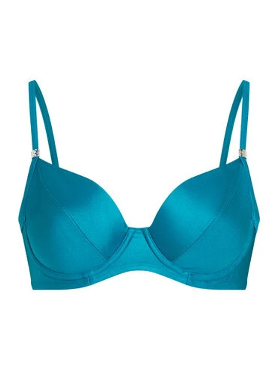 Zdjęcie produktu Hunkemöller Nieusztywniany stanik bikini z fiszbinami Aqua Zielony