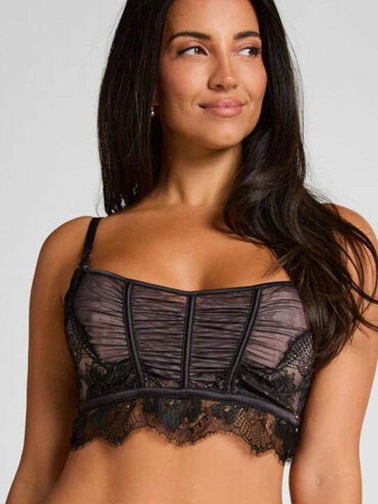 Zdjęcie produktu Hunkemöller Nieusztywniony biustonosz z fiszbinami Cynthia Czarny