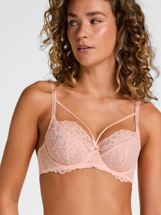 Zdjęcie produktu Hunkemöller Nieusztywniony biustonosz z fiszbinami Isadora Różowy