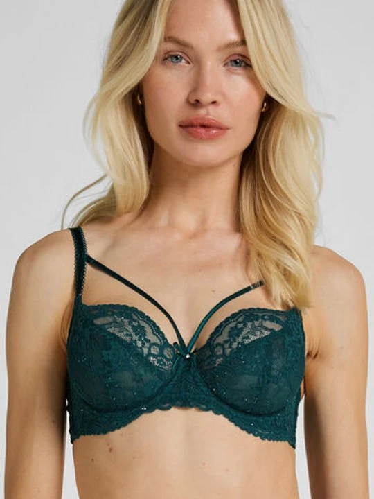 Zdjęcie produktu Hunkemöller Nieusztywniony biustonosz z fiszbinami Isadora Zielony