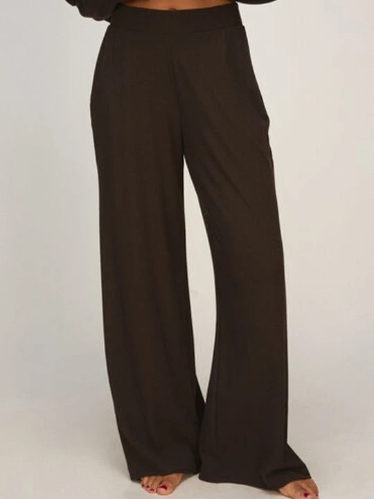 Zdjęcie produktu Hunkemöller Pant Premium Rib Jersey Brązowy