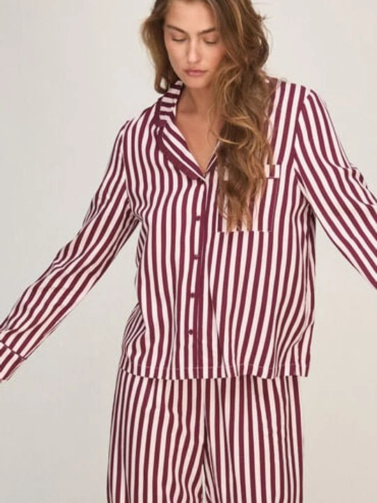 Zdjęcie produktu Hunkemöller Pyjama Set Poplin Ruffle Różowy