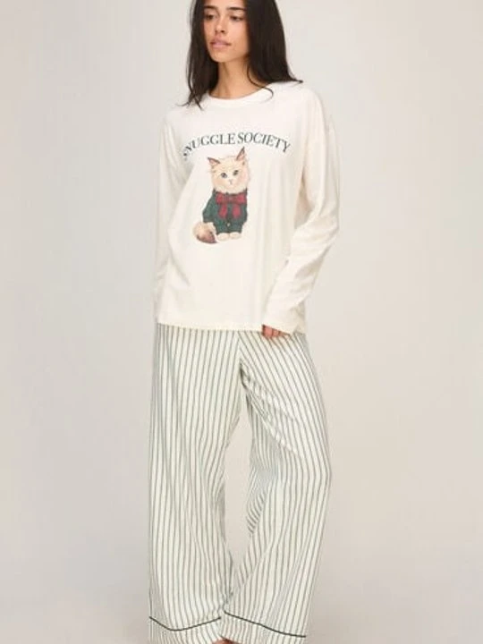 Zdjęcie produktu Hunkemöller Pyjama Set Viscose Biały