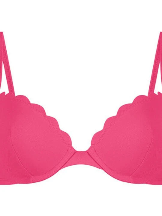 Zdjęcie produktu Hunkemöller Scallop biustonosz bikini z wkładkami i fiszbinami Różowy