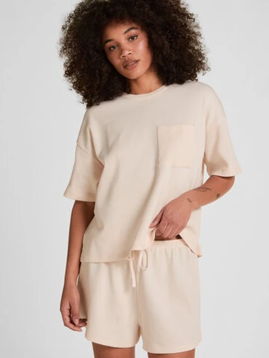 Zdjęcie produktu Hunkemöller Short Waffle Różowy