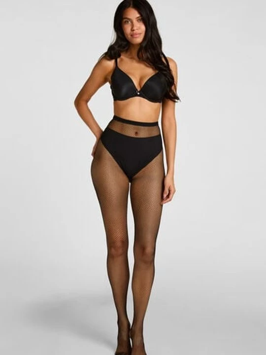 Zdjęcie produktu Hunkemöller Siateczkowe rajstopy Czarny