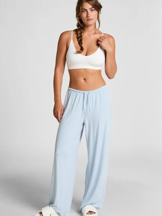 Zdjęcie produktu Hunkemöller Spodnie od Piżamy w Paski Niebieski