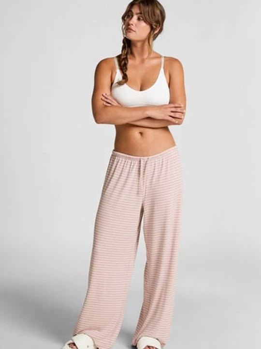 Zdjęcie produktu Hunkemöller Spodnie od Piżamy w Paski Różowy