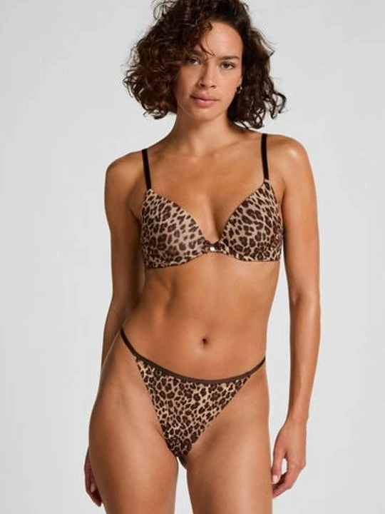 Zdjęcie produktu Hunkemöller Stringi bezszwowe Brązowy