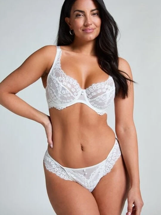 Zdjęcie produktu Hunkemöller Stringi Daisy Biały