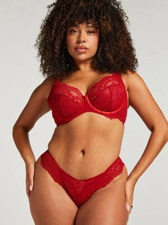 Zdjęcie produktu Hunkemöller Stringi Daisy Czerwony