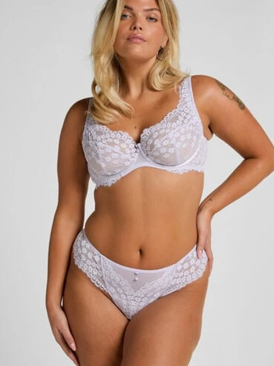 Zdjęcie produktu Hunkemöller Stringi Daisy Fioletowy