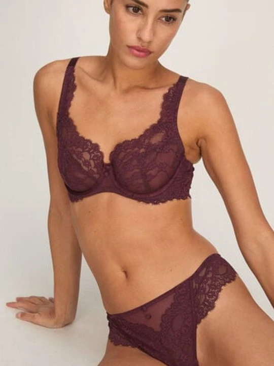 Zdjęcie produktu Hunkemöller Stringi Daisy Fioletowy