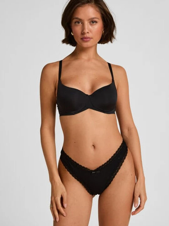 Zdjęcie produktu Hunkemöller Stringi Georgia Czarny