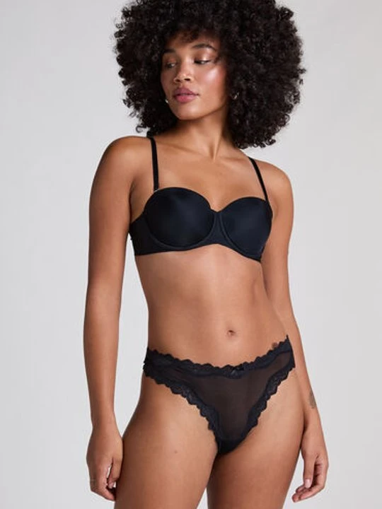 Zdjęcie produktu Hunkemöller Stringi Hazel Czarny