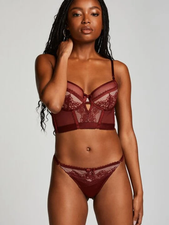 Zdjęcie produktu Hunkemöller Stringi Malika Czerwony