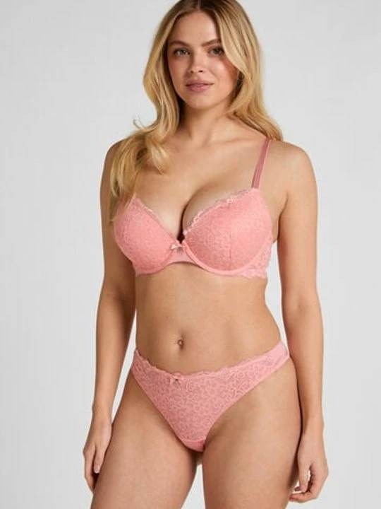 Zdjęcie produktu Hunkemöller Stringi Marine Różowy