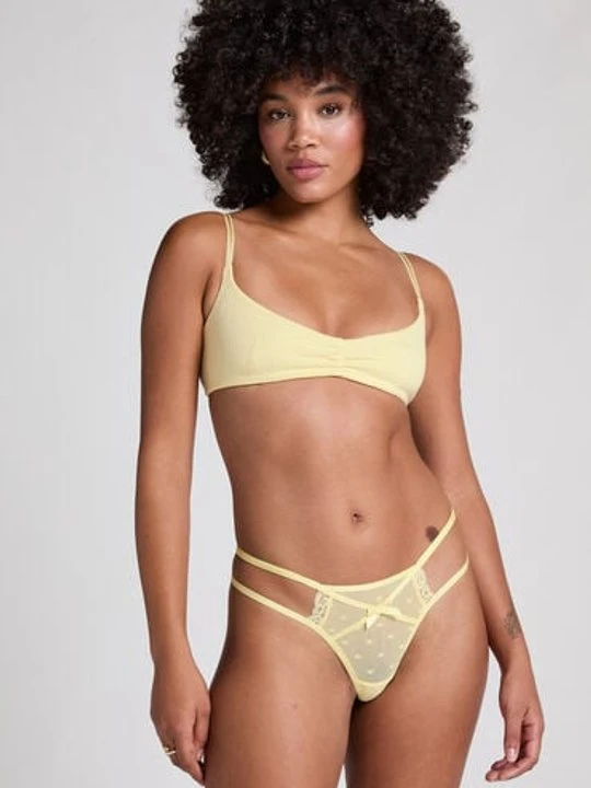 Zdjęcie produktu Hunkemöller Stringi Melda Żółty
