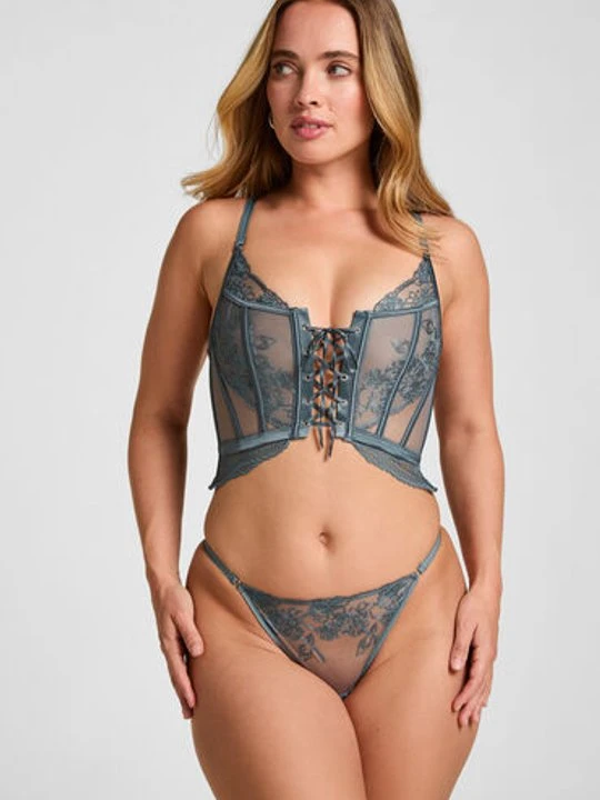 Zdjęcie produktu Hunkemöller Stringi Nola Niebieski