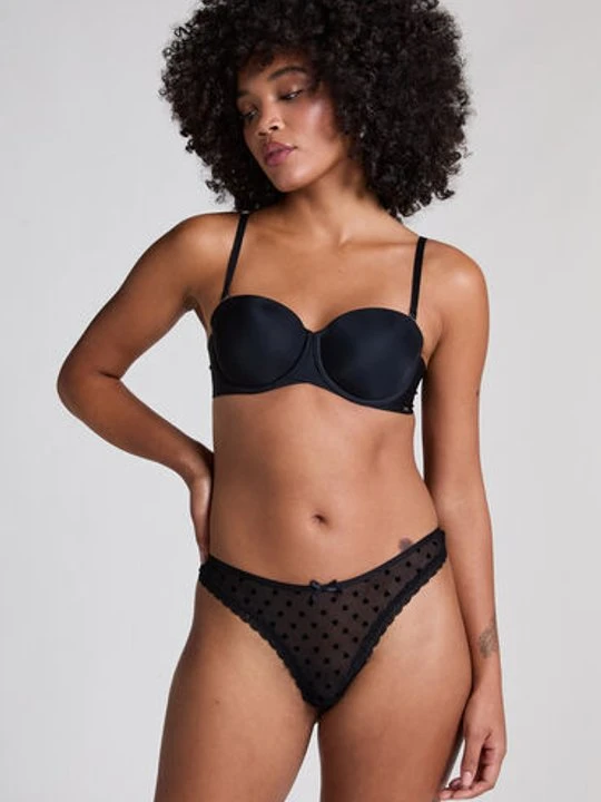 Zdjęcie produktu Hunkemöller Stringi Phoebe Czarny