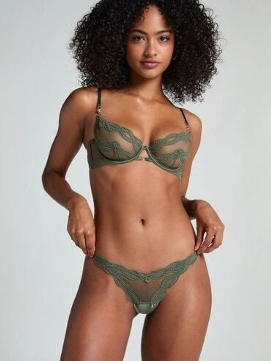Zdjęcie produktu Hunkemöller Stringi Shae Zielony