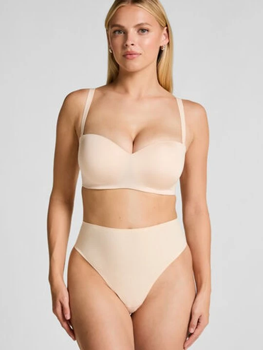 Zdjęcie produktu Hunkemöller Stringi Smooth Beżowy