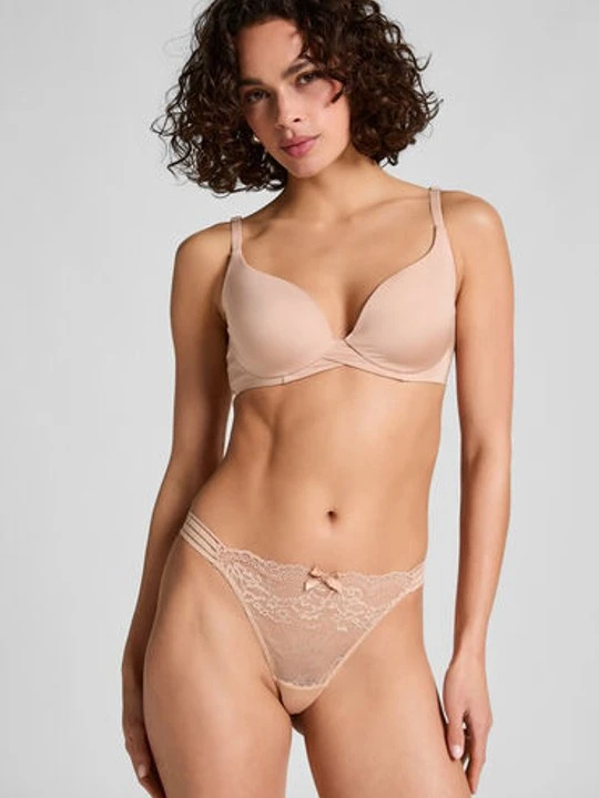 Zdjęcie produktu Hunkemöller Stringi Sully Beżowy
