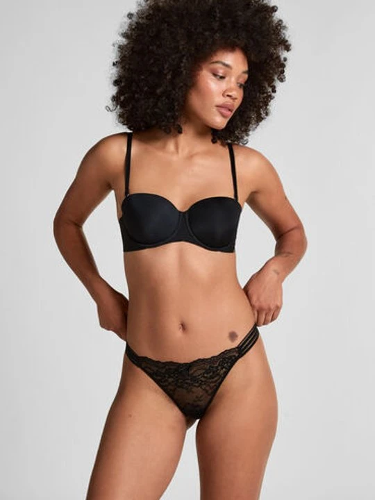 Zdjęcie produktu Hunkemöller Stringi Sully Czarny