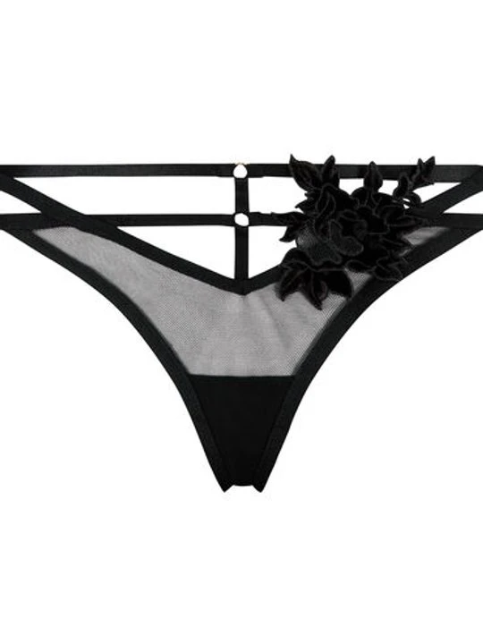 Zdjęcie produktu Hunkemöller Stringi tanga Effie Czarny