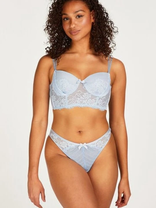 Zdjęcie produktu Hunkemöller Stringi Thong Niebieski