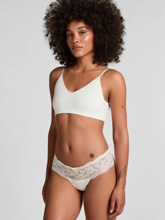 Zdjęcie produktu Hunkemöller Stringi typu bokserki Florence Biały