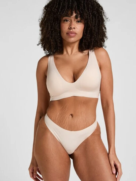 Zdjęcie produktu Hunkemöller Super Comfort Stringi Beżowy