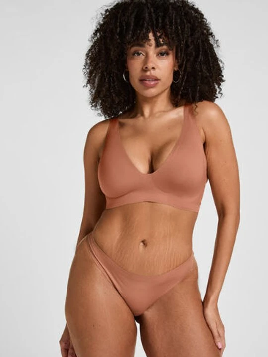 Zdjęcie produktu Hunkemöller Super Comfort Stringi Brązowy