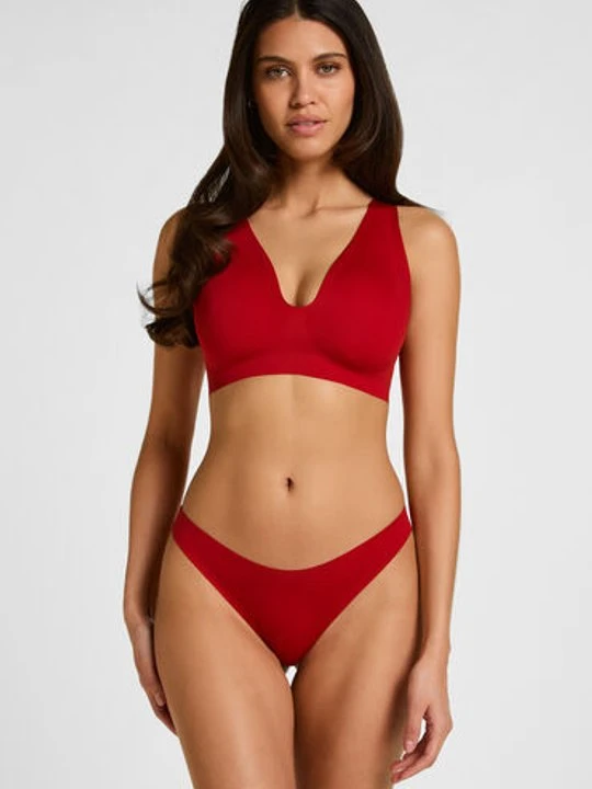 Zdjęcie produktu Hunkemöller Super Comfort Stringi Czerwony
