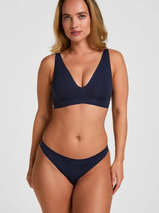 Zdjęcie produktu Hunkemöller Super Comfort Stringi Niebieski