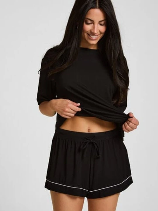 Zdjęcie produktu Hunkemöller Szorty Essential z dżerseju Czarny