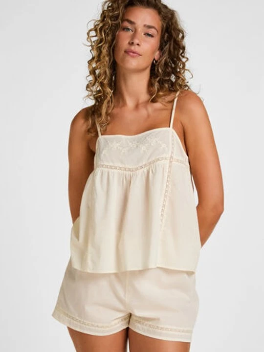 Zdjęcie produktu Hunkemöller Szorty Piżamowe Biały