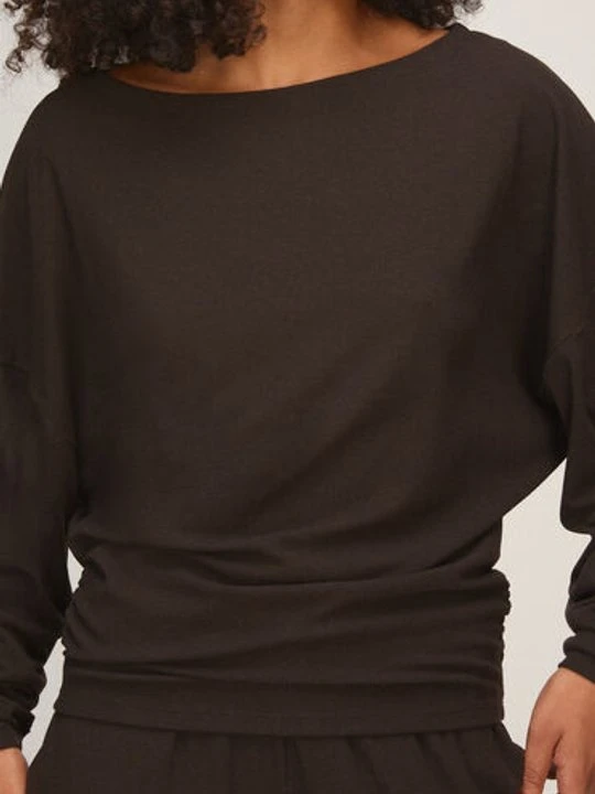 Zdjęcie produktu Hunkemöller TOP LS PREMIUM RIB BATWING Brązowy