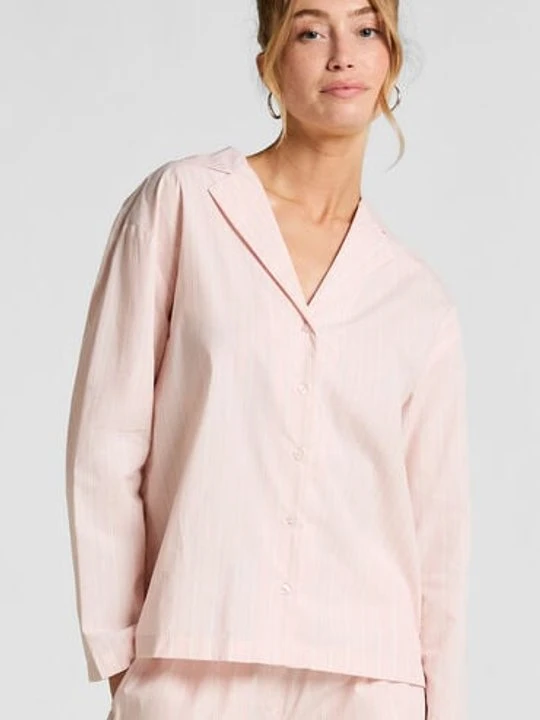 Zdjęcie produktu Hunkemöller Top piżamowy Bawełna Poplin Różowy