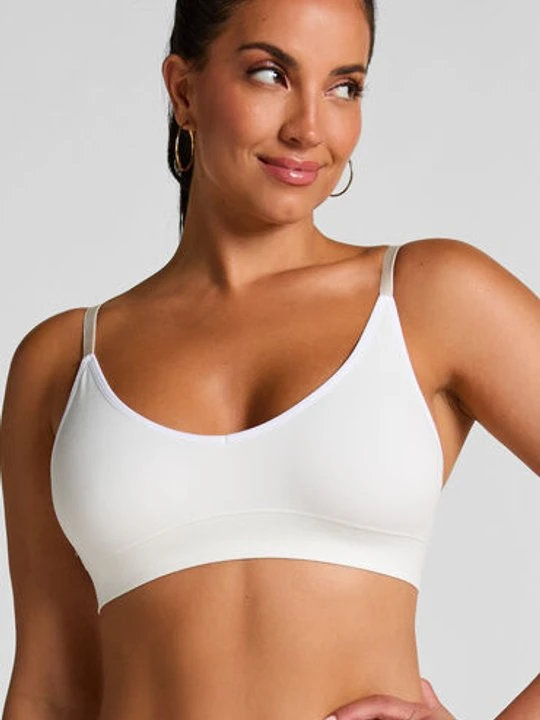 Zdjęcie produktu Hunkemöller Trójkątny biustonosz bralette Dide Biały