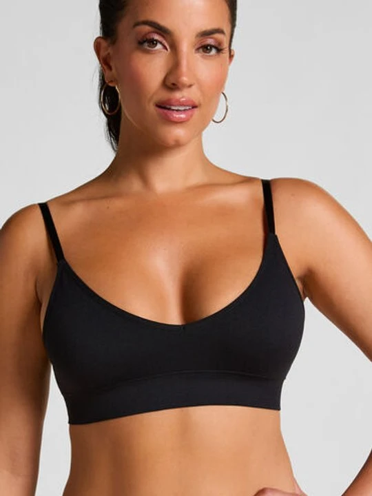 Zdjęcie produktu Hunkemöller Trójkątny biustonosz bralette Dide Czarny